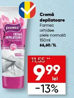 PROFI Cremă depilatoare Farmec orhidee piele normală Ofertă