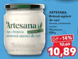 Kaufland ARTESANA Brânză ușoară de vaci Ofertă