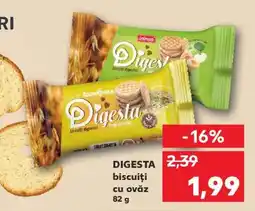 Kaufland DIGESTA biscuiți cu ovăz 82 g Ofertă