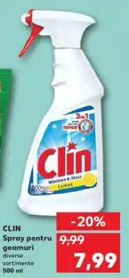 Kaufland CLIN Spray pentru geamuri Ofertă