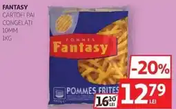 Auchan Fantasy Cartofi Pai Congelați 10mm 1kg Ofertă