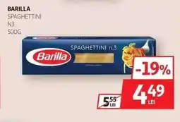 Auchan Barilla Spaghettini N3 500g Ofertă