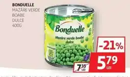 Auchan Bonduelle Mazăre Verde Boabe Dulce 400g Ofertă