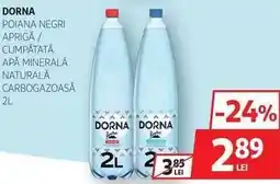 Auchan Dorna Poiana Negri Apă Minerală Naturală Carbogazoasă 2L Ofertă
