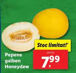 Lidl Pepen galben Honeydew Ofertă