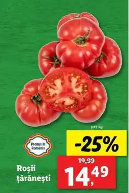 Lidl Roșii țărănești Ofertă