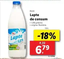 Lidl Pilos Lapte de consum Ofertă