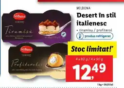 Lidl MILBONA Desert în stil italienesc Ofertă
