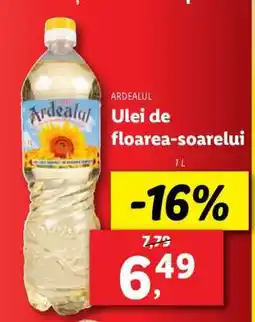 Lidl Ulei de floarea-soarelui Ardealul Ofertă
