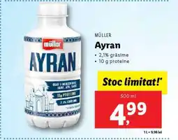 Lidl MULLER Ayran Ofertă