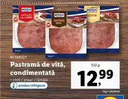 Lidl Pastramă de vită condimentată Ofertă