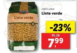 Lidl Linte verde Ofertă