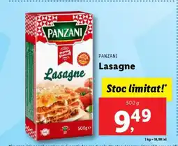 Lidl Panzani Lasagne Ofertă
