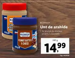 Lidl MCENNEDY Unt de arahide Ofertă