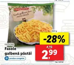 Lidl FRESHONA Fasole galbenă păstăi Ofertă