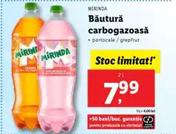 Lidl MIRINDA Băutură carbogazoasă Ofertă
