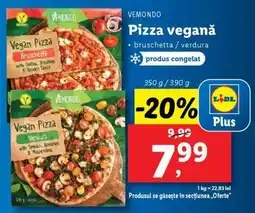 Lidl Pizza vegană Ofertă
