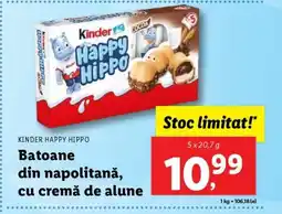 Lidl Kinder Happy Hippo Ofertă
