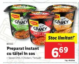 Lidl Preparat instant cu tăiței în sos Ofertă