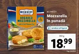 Lidl Mcennedy Mozzarella în panadă Ofertă