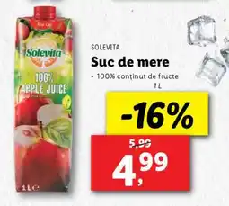 Lidl Suc de mere Solevita Ofertă