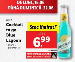 Lidl Cocktail to go Blue Lagoon Ofertă