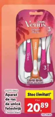 Lidl Gillette Venus Smooth Miami Ofertă