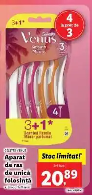 Lidl Gillette Venus Aparat de ras de unică folosință Smooth Miami Ofertă