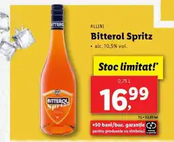 Lidl ALLINI Bitterol Spritz Ofertă