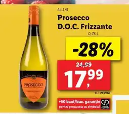 Lidl Prosecco D.O.C. Frizzante Ofertă