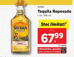Lidl Sierra Tequila Reposado Ofertă
