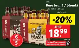Lidl Kozel Bere brună / blondă Ofertă