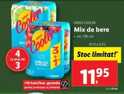 Lidl Ursus Cooler Mix de bere Ofertă