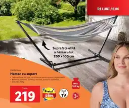 Lidl Hamac cu suport Ofertă