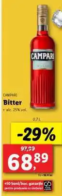 Lidl CAMPARI Bitter Ofertă