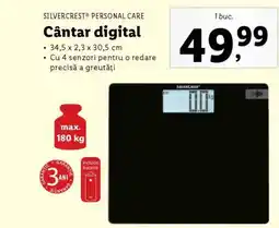 Lidl Cântar digital Ofertă