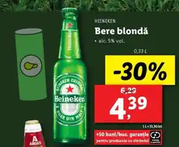 Lidl HEINEKEN Bere blondă Ofertă