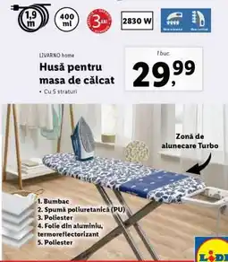 Lidl LIVARNO home Husă pentru masa de călcat Ofertă