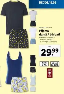 Lidl Pijama damă / bărbați Ofertă