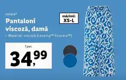 Lidl Pantaloni viscoză, damă Ofertă