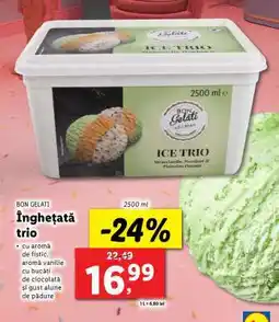 Lidl Înghețată trio Ofertă