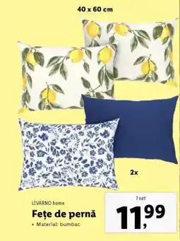 Lidl LIVARNO home Fete de pernă Ofertă