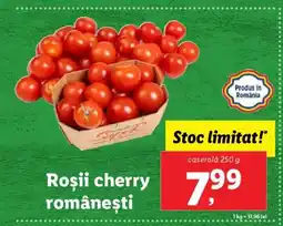 Lidl Roșii cherry românești Ofertă