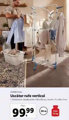 Lidl Uscător rufe vertical Ofertă