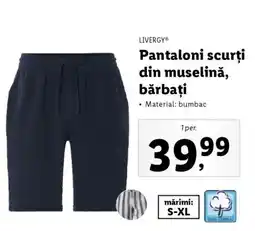 Lidl Pantaloni scurți din muselină, bărbați Ofertă