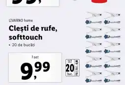 Lidl Clești de rufe, softtouch Ofertă