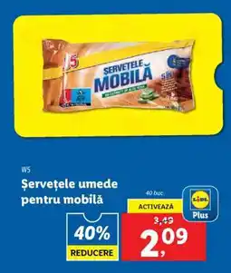 Lidl Șervețele umede pentru mobilă Ofertă