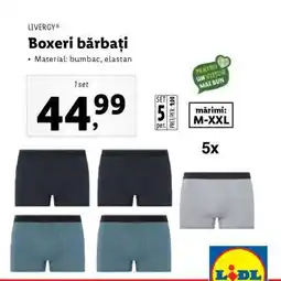 Lidl Boxeri bărbați Ofertă