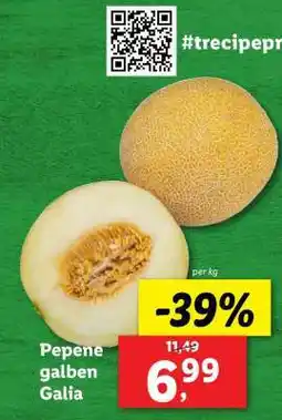 Lidl Pepene galben Galia Ofertă
