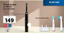 Lidl Periuță de dinți, cu vibrații și acumulator Ofertă